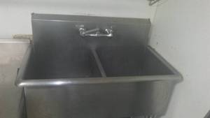 lot 386 image: Twin Sink NSF Spigots