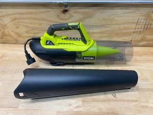 lot 24 image: RYOBI 135 MPH 440 CFM 8 Amp Corded Electric Jet Fan Blower