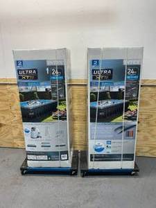 lot 1A image: INTEX 26363EH 24ft x 12ft x 52in Ultra XTR Pool Set with Sand Filter Pump
