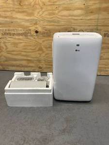 lot 29 image: LG ELECTRONICS 7,000 BTU (DOE) 115-Volt Portable Air Conditioner LP0721WSR Cools 300 Sq. Ft. with Dehumidifier Function and LCD Remote