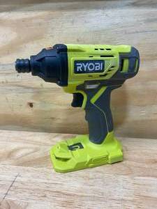 lot 60 image: RYOBI ONE 18V Lithium-Ion Cordless 14 in. Impact Driver (Tool Only)
