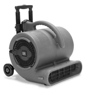 lot 32 image: B-AIR 12 HP Air Mover for Janitorial Water Damage Restoration Stackable Carpet Dryer Floor Blower Fan with Handle Grey