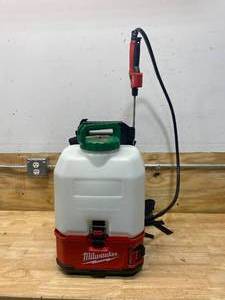 lot 36 image: MILWAUKEE M18 18-Volt 4 Gal. Lithium-Ion Cordless Switch Tank Backpack Pesticide Sprayer (Tool-Only)