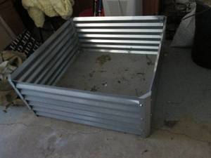 Metal raised garden box 40x40 17 t...