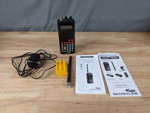 lot 65 image: Whistler Analog Handheld Scanner with 200-Channel Memory - WS1010