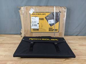 lot 111 image: Rocksolar RSSP100 100-Watt Solar Panel