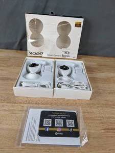 lot 115 image: Contixo Xodo 2-Pack Wireless Smart Home Security Cameras