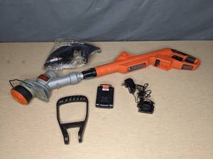 lot 59 image: BLACKDECKER 20-Volt Cordless String TrimmerEdger 2.0 AH