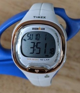 lot 244 image: Timex Womens IRONMAN Transit Resin Strap Digital Sport Watch with Activity Tracking and Heart Rate