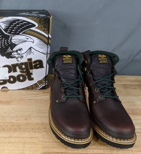 lot 199 image: Georgia Boot Mens 6 Work Boot Size 10 M