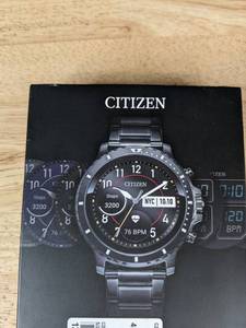 lot 38 image: Citizen Mens CZ Smart 46mm Smartwatch  Gunmetal Stainless Steel