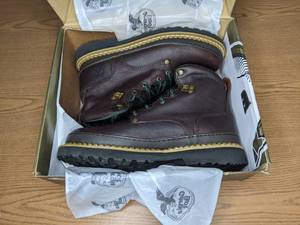 lot 201 image: Georgia Boot Mens 6 Work Boot Size 10 M