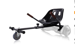 lot 133 image: GlareWheel HoverKart Buggy Attachment - Black