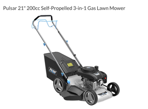 lot 184 image: Pulsar 21 200cc Self-Propelled 3-in-1 Gas Lawn Mower