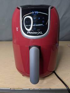 lot 392 image: PowerXL Vortex Air Fryer 2-Qt. - Red