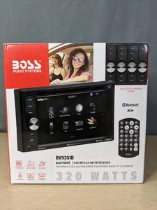 lot 318 image: Boss 320-Watt 6.2 Touch Screen DVDCD Car Stereo Receiver with Bluetooth