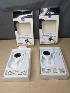 lot 319 image: Contixo Xodo 2-Pack Wireless Smart Home Security Cameras