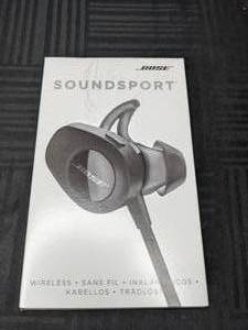 lot 314 image: Bose SoundSport Wireless In-Ear Headphones  Black