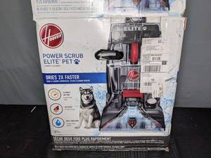 lot 306 image: Hoover Power Scrub Elite Pet Upright Deep Cleaner