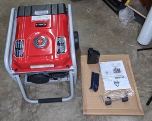 lot 417 image: A-iPower 4500 Peak3500 Running Watts Portable Gas Generator