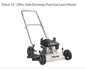 lot 272 image: Pulsar 21 200cc Side Discharge Push Gas Lawn Mower