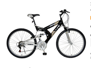 lot 278 image: Titan Punisher Unisex 26 21-Speed Full Suspension Mountain Bike