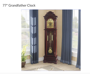 lot 264 image: Exquisite 77 Grandfather Clock