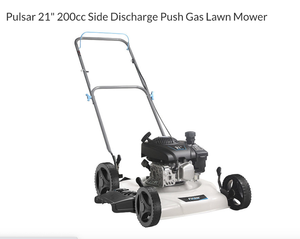 lot 420 image: Pulsar 21 200cc Side Discharge Push Gas Lawn Mower