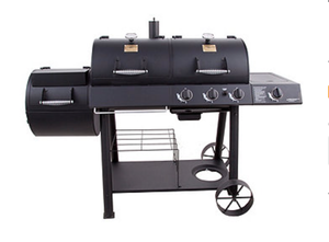 lot 425 image: Oklahoma Joes 36,000 BTU CharcoalGas Grill Smoker Combo