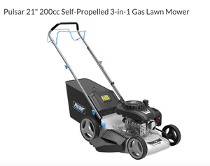 lot 423 image: Pulsar 21 200cc Self-Propelled 3-in-1 Gas Lawn Mower