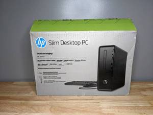 lot 32 image: HP 290-p0043w Slim Celeron G4900 3.1GHz 4GB RAM 500GB HDD Win 10 Home T