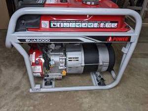 lot 483 image: A-iPower 5000 Peak4250 Running Watts Portable Gas Generator with Manual Start