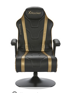 lot 461 image: X Rocker Typhoon 4.1 Dual Audio Pedestal Gaming Chair with Vibration