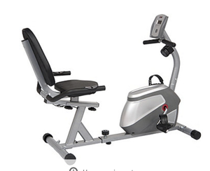 lot 466 image: Body Flex Body Champ Magnetic Recumbent Exercise Bike with 2 Handlebar Sets