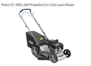 lot 477 image: Pulsar 21 200cc Self-Propelled 3-in-1 Gas Lawn Mower
