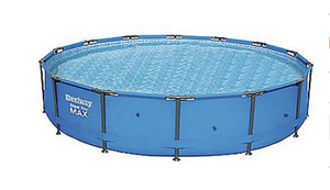 lot 478 image: Bestway Steel Pro Max 14 x 33 Round Metal-Frame Pool Set