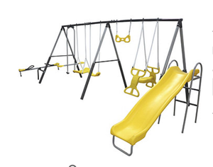 lot 489 image: XDP Recreation Rising Sun Playground Swing Set