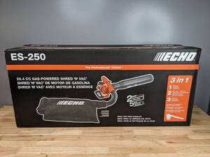 lot 8 image: Brand New Echo165 MPH 391 CFM 25.4 cc Gas 2-Stroke Cycle Leaf Blower Vacuum T