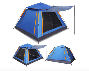 lot 502 image: GlareWheel 79 x 79 Instant Pop-Up Tent - Sleeps 4