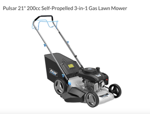 lot 439 image: Pulsar 21 200cc Self-Propelled 3-in-1 Gas Lawn Mower