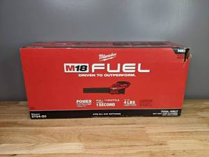 lot 12 image: Brand New Milwaukee M18 FUEL 120 MPH 450 CFM 18-Volt Lithium-Ion Brushless Cordless Handheld Blower T