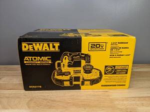 lot 15 image: Brand New DeWalt ATOMIC 20-Volt MAX Cordless Brushless Compact 1-34 in. Bandsaw T