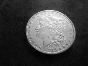 1879 O Morgan Silver Dollar