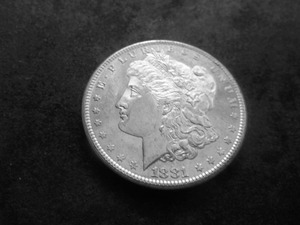 1881 S Morgan Silver Dollar