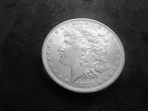 1883 O Morgan Silver Dollar