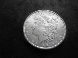 1884 Morgan Silver Dollar
