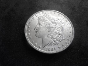 1884 O Morgan Silver Dollar