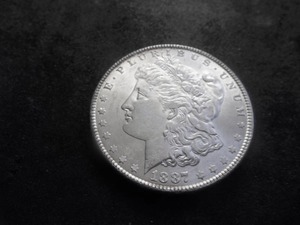 1887 Morgan Silver Dollar