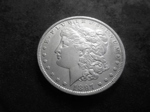 1897 O Morgan Silver Dollar