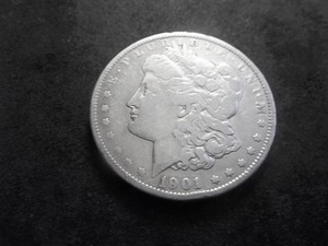 1901 Morgan Silver Dollar